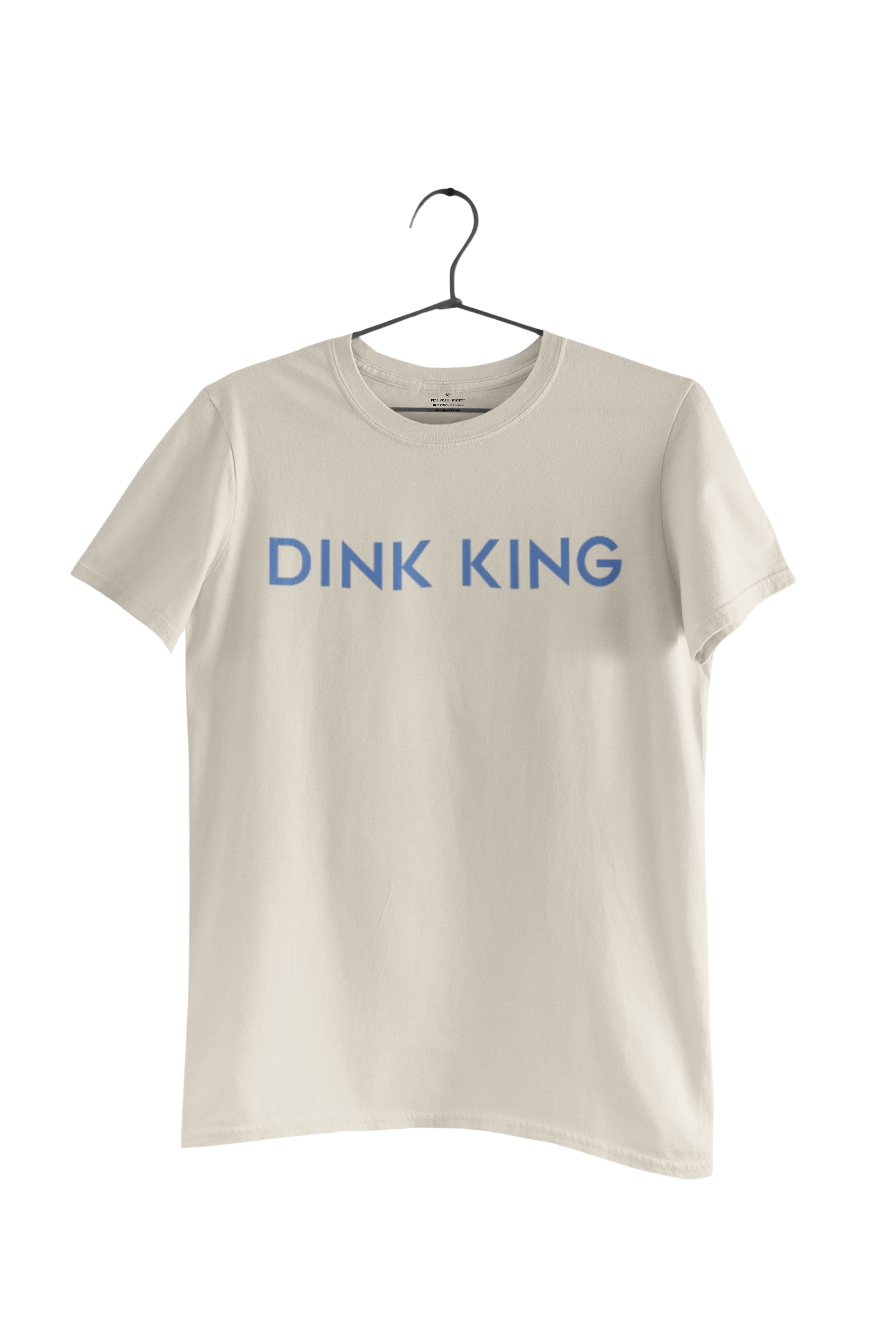 DINK KING – PREMIUM COTTON TEE - BONE